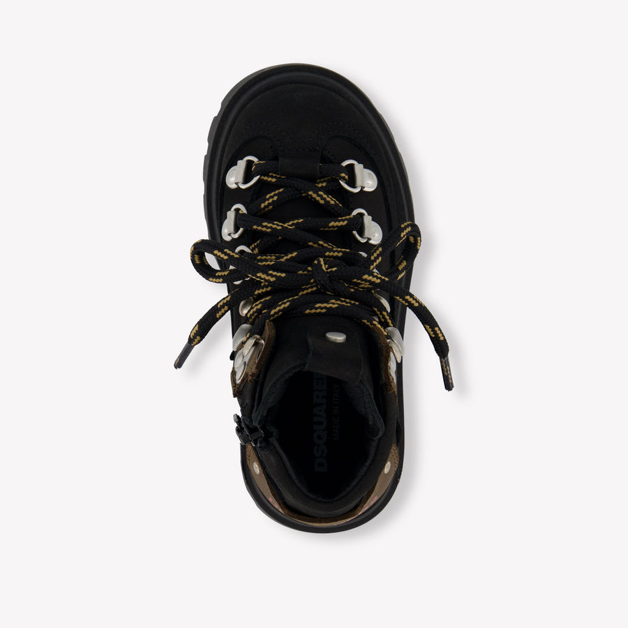 Dsquared2 Unisex Laarzen In Zwart