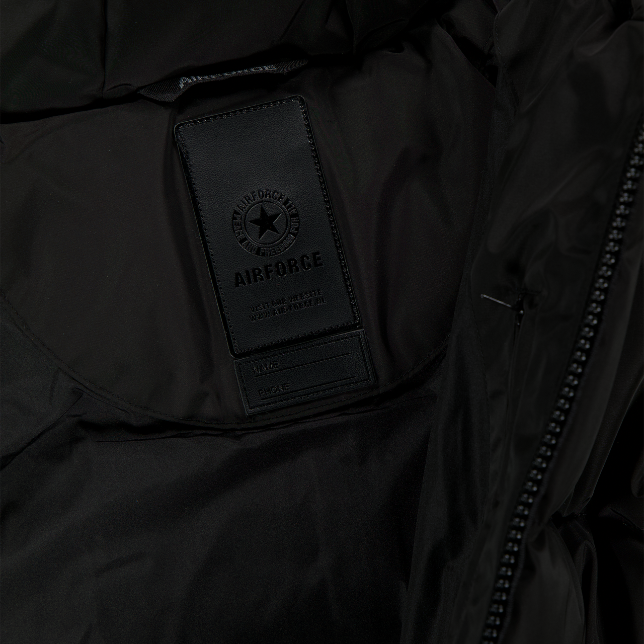 Airforce Kids Girls Winter Coat  Black