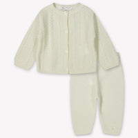 Tarte Et Chocolat Baby Unisex Playsuit  Offwhite