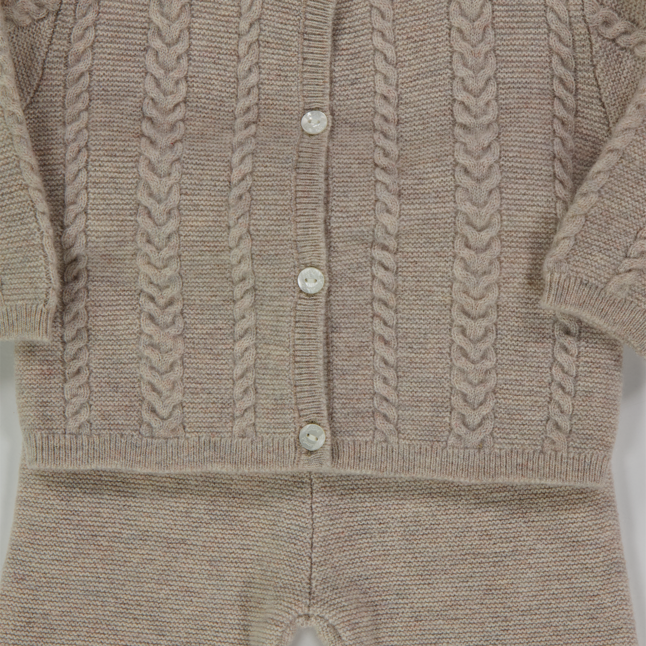 Tarte Et Chocolat Baby Unisex Playsuit  Beige