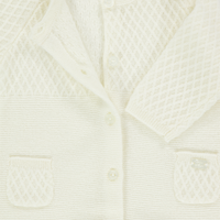 Tarte Et Chocolat Baby Unisex Playsuit  Offwhite