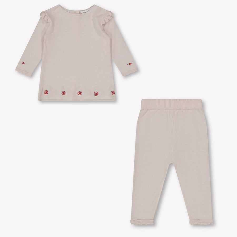 Tarte Et Chocolat Baby Girls Playsuit  Light Pink