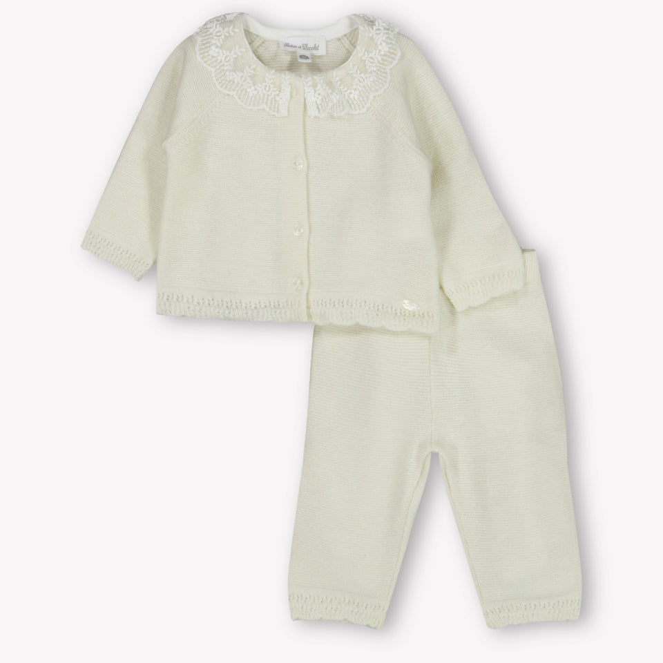 Tartine et Chocolat Baby Meisjes Boxpakje In Off White