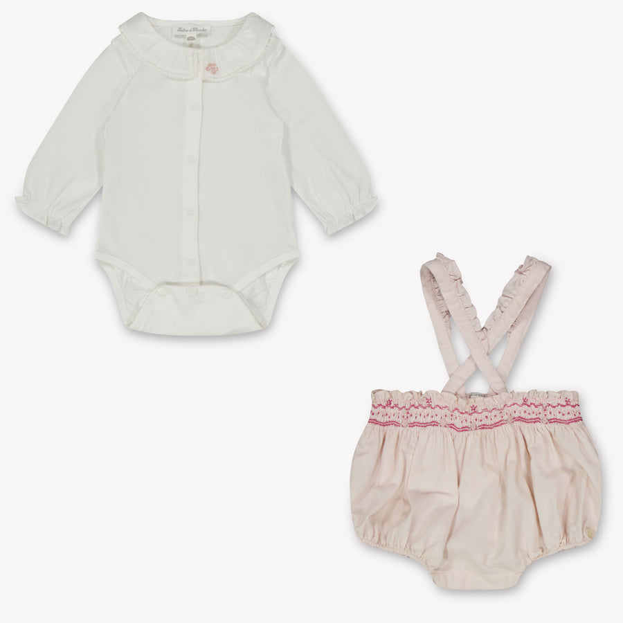 Tarte Et Chocolat Baby Girls Set  Light Pink