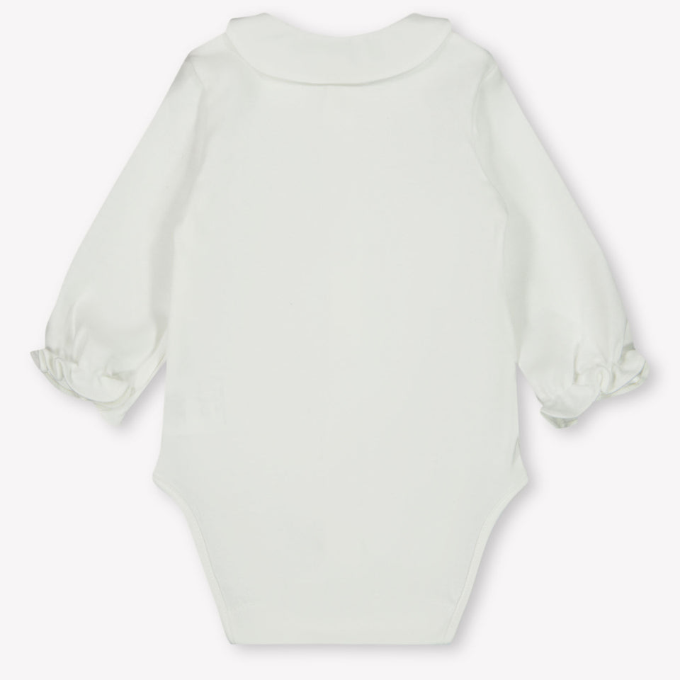 Tartine et Chocolat Baby Meisjes Rompertje In Off White