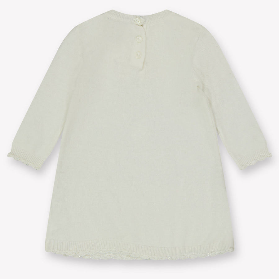 Tartine et Chocolat Baby Meisjes Jurk In Off White