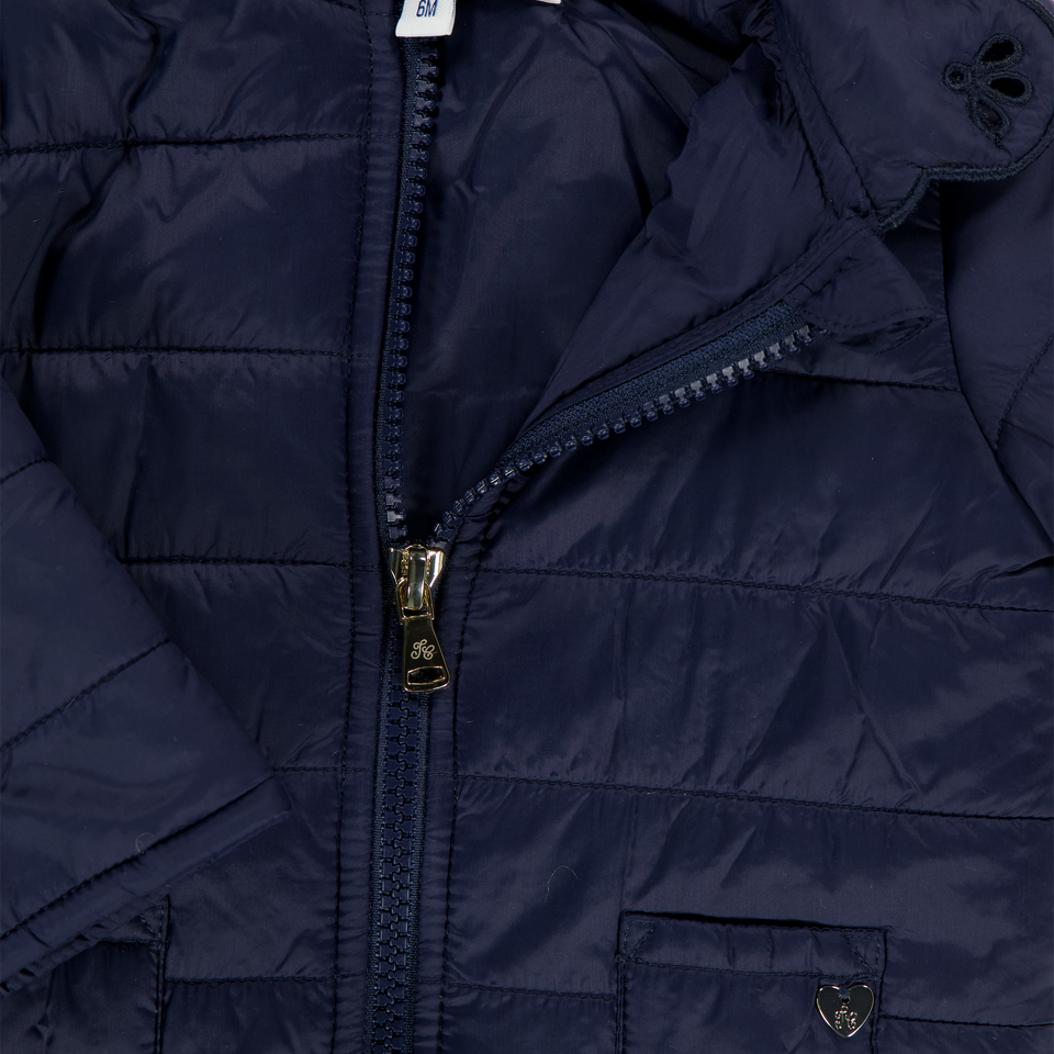 Tartine et Chocolat Baby Meisjes Tussenjas In Navy
