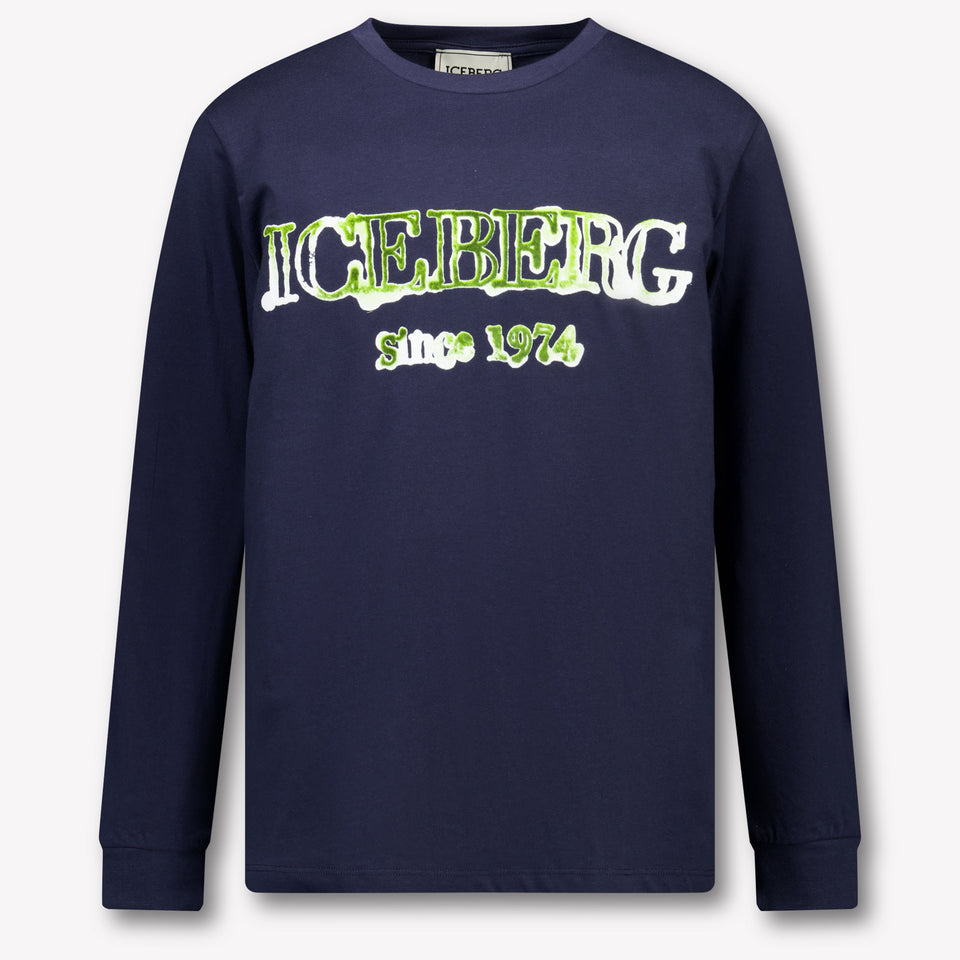 Iceberg Kids Boys  T-Shirt Navy