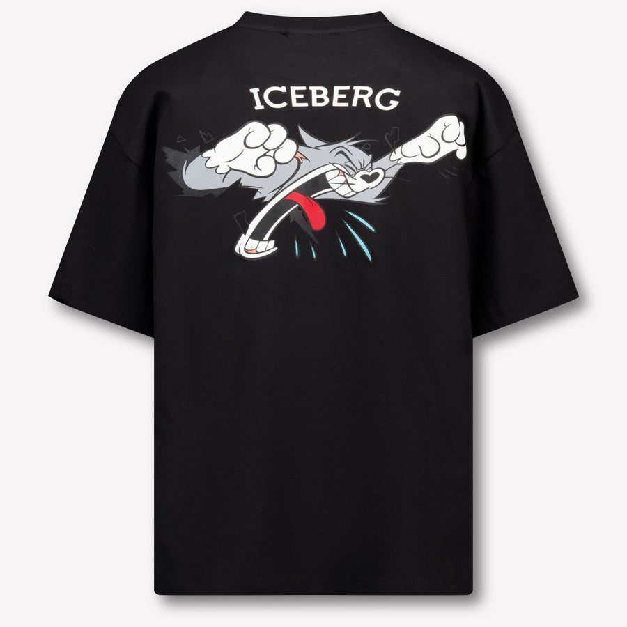 Iceberg Kids Boys  T-Shirt Black