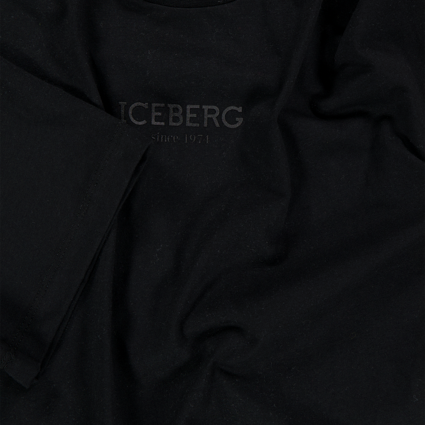 Iceberg Kinder Jongens T-Shirt In Zwart