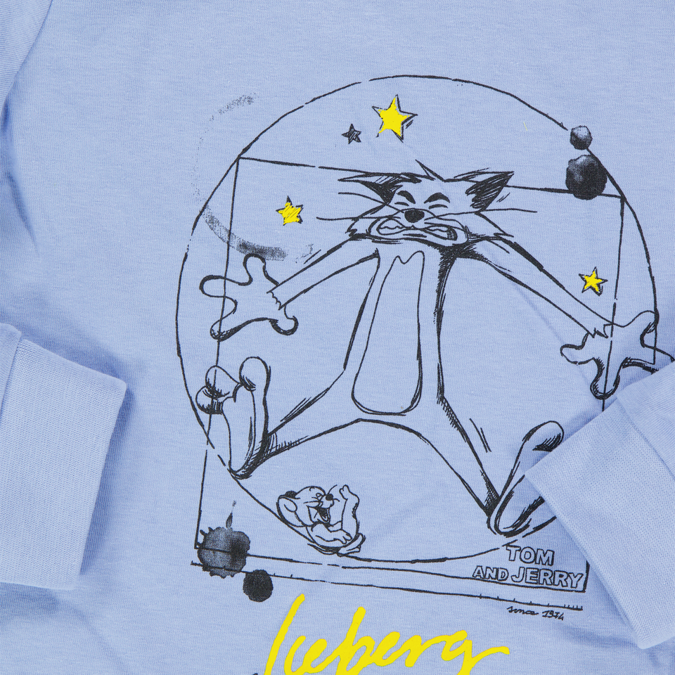 Iceberg Kids Boys  T-Shirt Light Blue