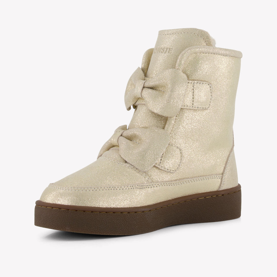 Donsje Amsterdam Girls Boots  Silver