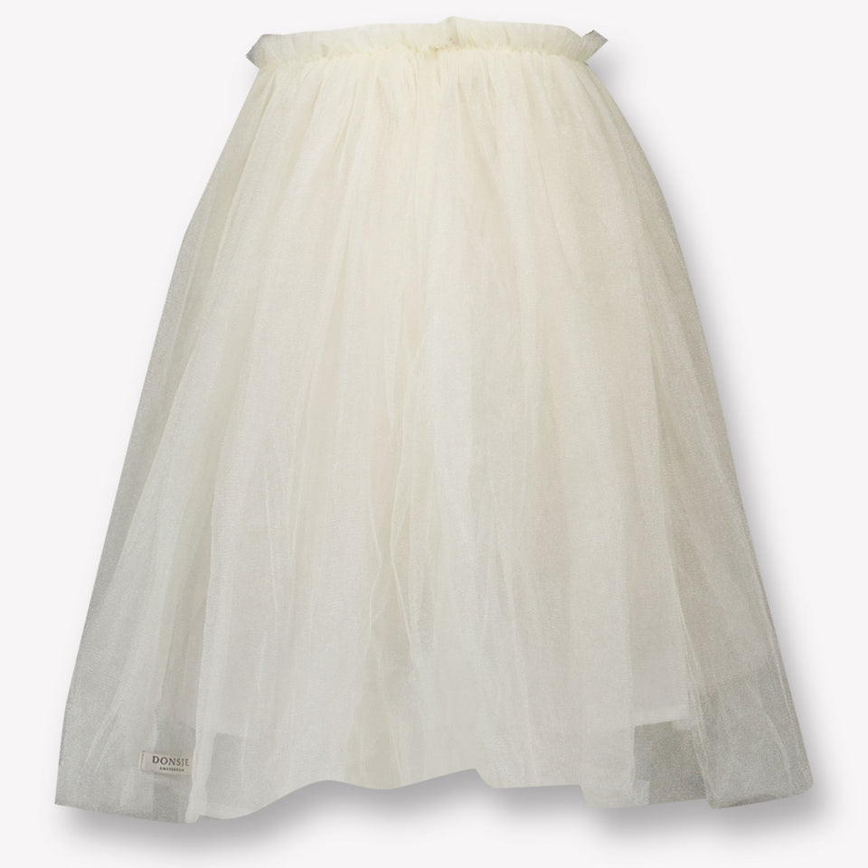 Donsje Amsterdam Kinder Meisjes Rokje In Off White