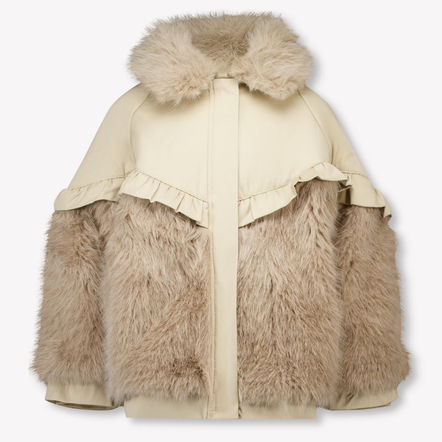 Donsje Amsterdam Kids Girls Jackets  Beige