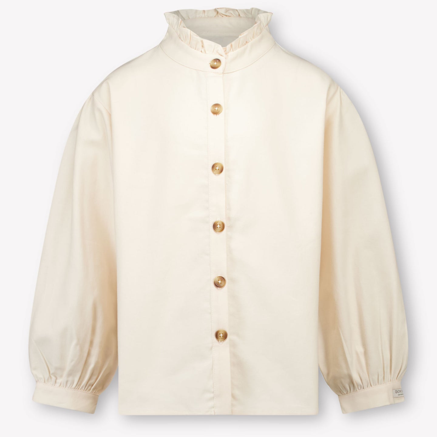 Donsje Amsterdam Kinder Meisjes Blouse In Licht Beige