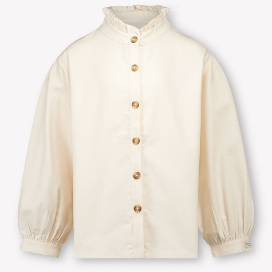 Donsje Amsterdam Kids Girls Blouse  Light Beige