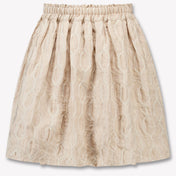 Donsje Amsterdam Kinder Meisjes Rokje In Licht Beige