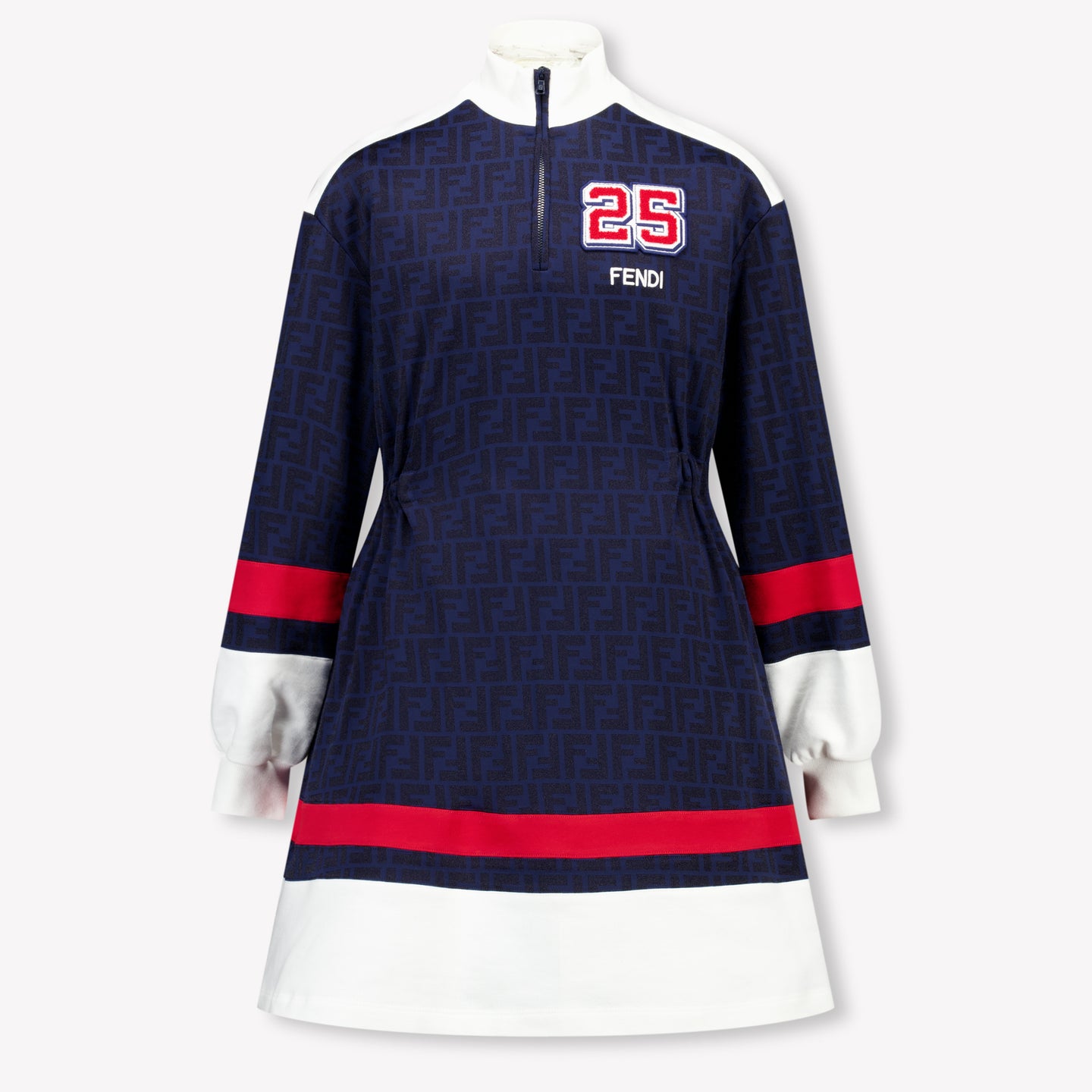 Fendi Kinder Meisjes Jurk In Navy