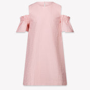 Fendi Kinder Meisjes Jurk In Licht Roze