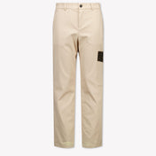 Fendi Kids Boys  Pants Beige