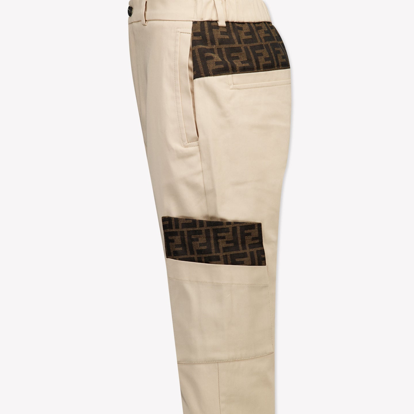 Fendi Kids Boys  Pants Beige