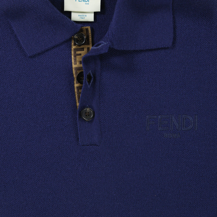 Fendi Kids Boys Sweater  Navy