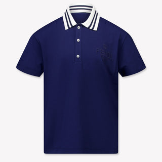 Fendi Children's boys polo in Navy