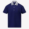 Fendi Kids Boys Polo  Navy