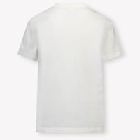 Fendi Kinder Jongens T-Shirt In Wit