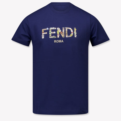 Fendi Children's boys in t-shirt Navy