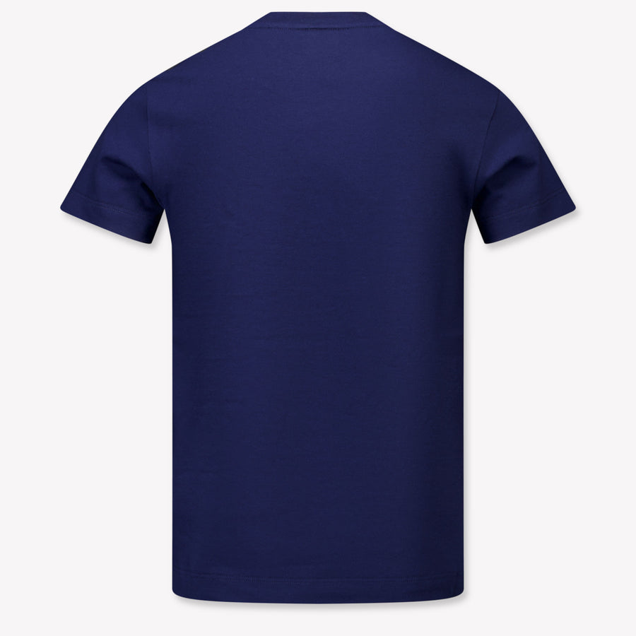 Fendi Kids Boys  T-Shirt Navy