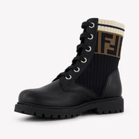 Fendi Girls Boots In Black