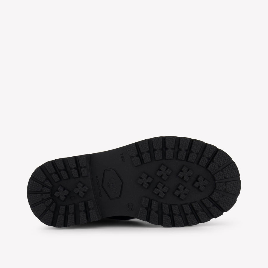 Fendi Girls Boots In Black
