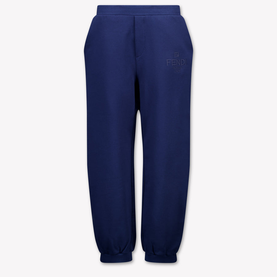 Fendi Unisex Kids Trouser in Navy
