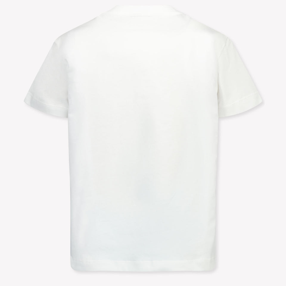 Fendi Kinder Unisex T-Shirt In Wit