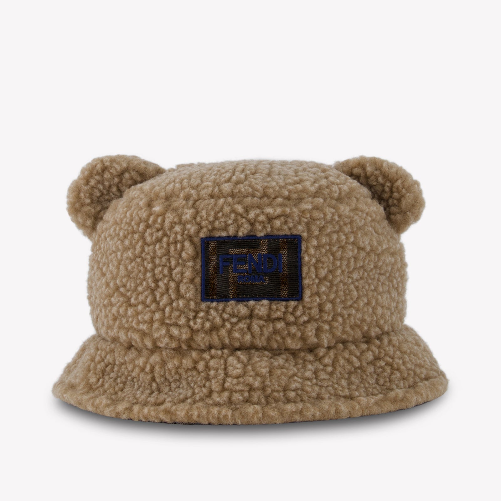 Fendi Kids Unisex Hat  Beige