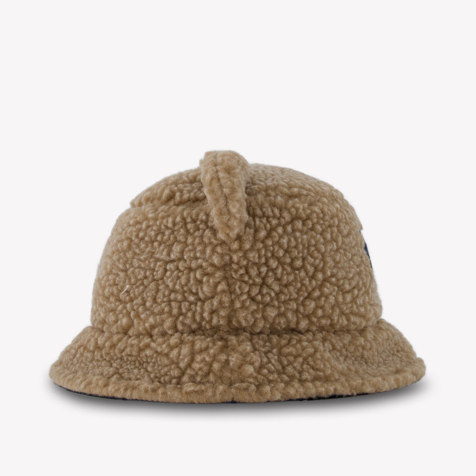 Fendi Kids Unisex Hat  Beige