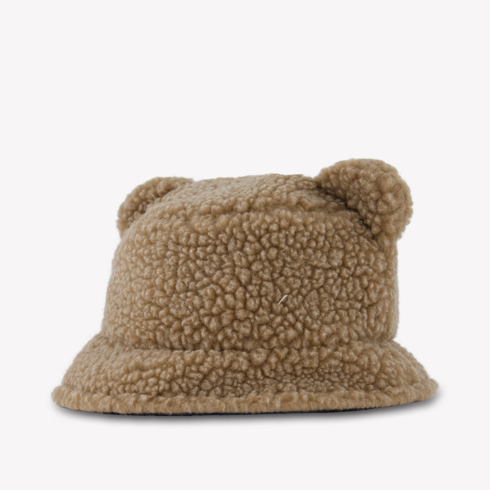 Fendi Kids Unisex Hat  Beige