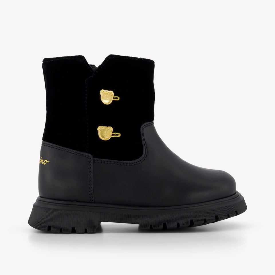 Moschino Baby Girls Boots  Black