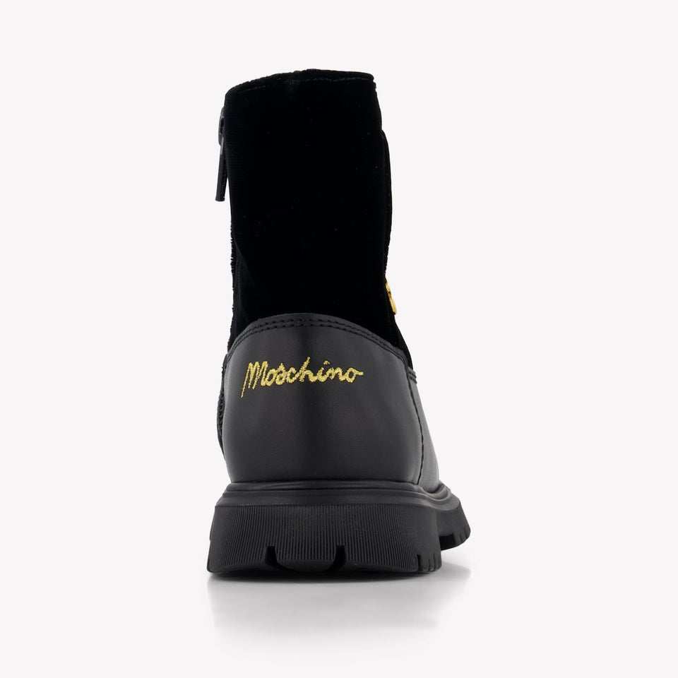 Moschino Baby Girls Boots  Black