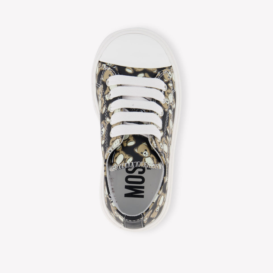 Moschino Meisjes Sneakers In Zwart