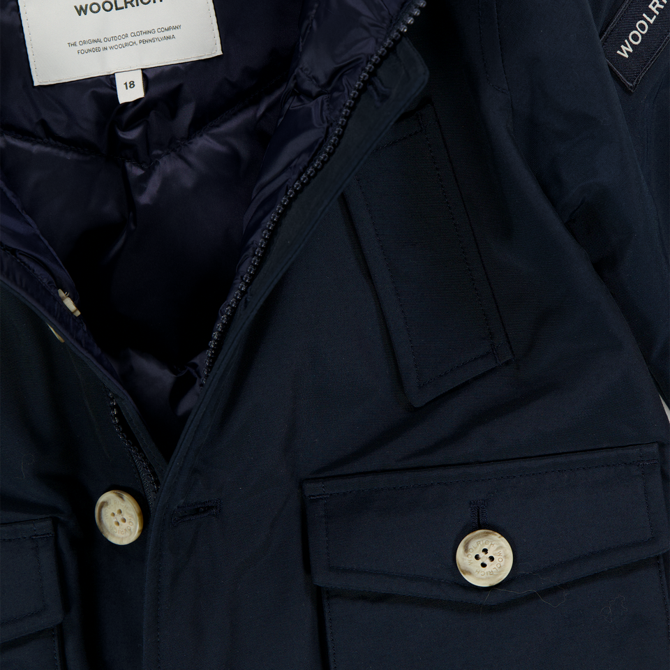 Woolrich Baby Girls Winter Jacket  Navy