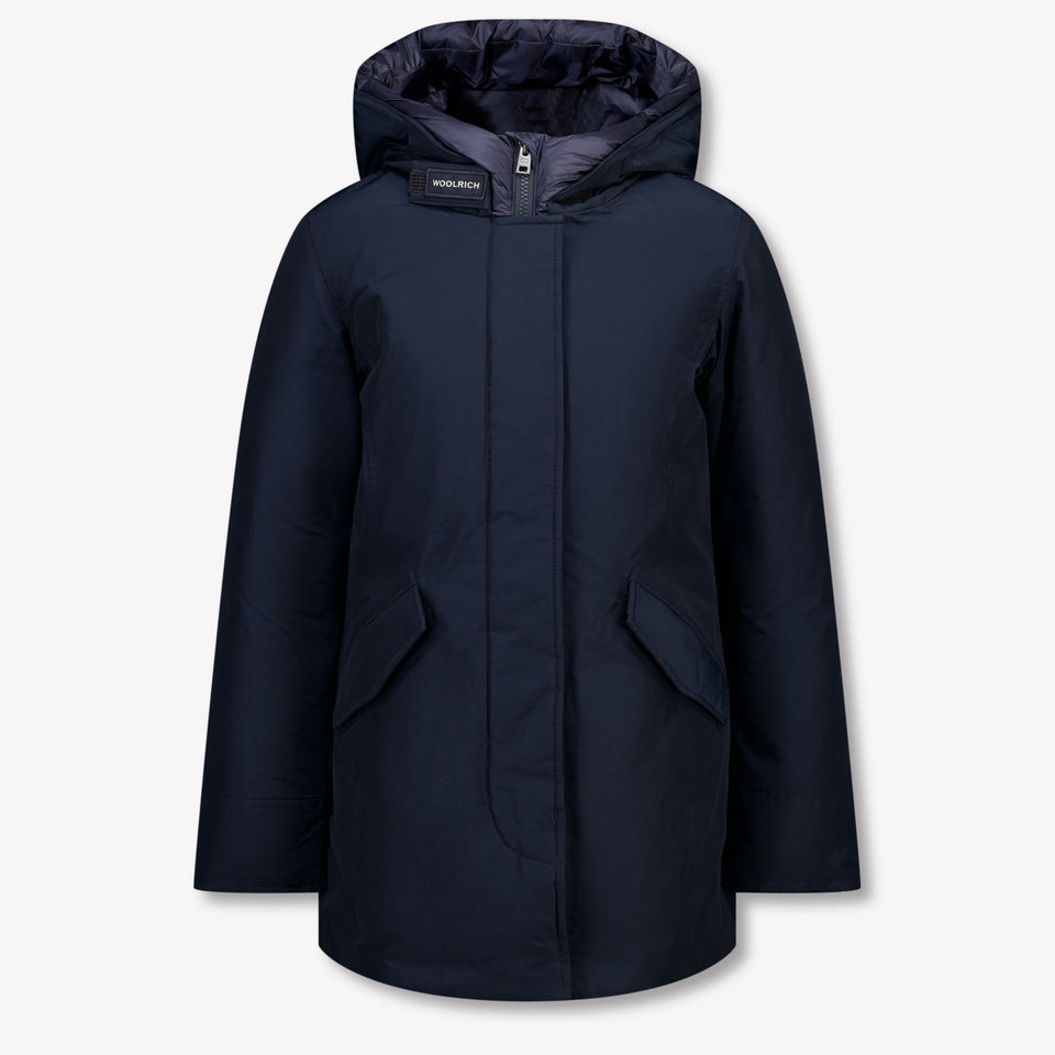 Woolrich Kids Girls Winter Coat  Navy