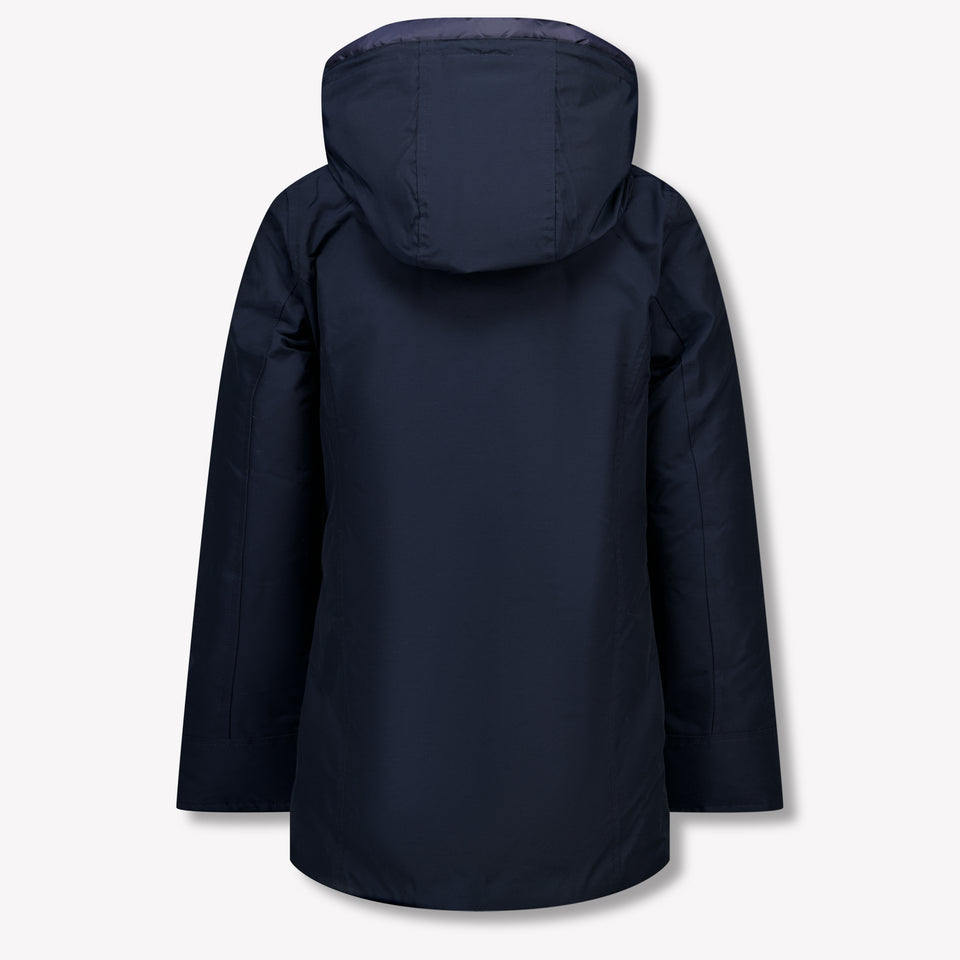 Woolrich Kids Girls Winter Coat  Navy