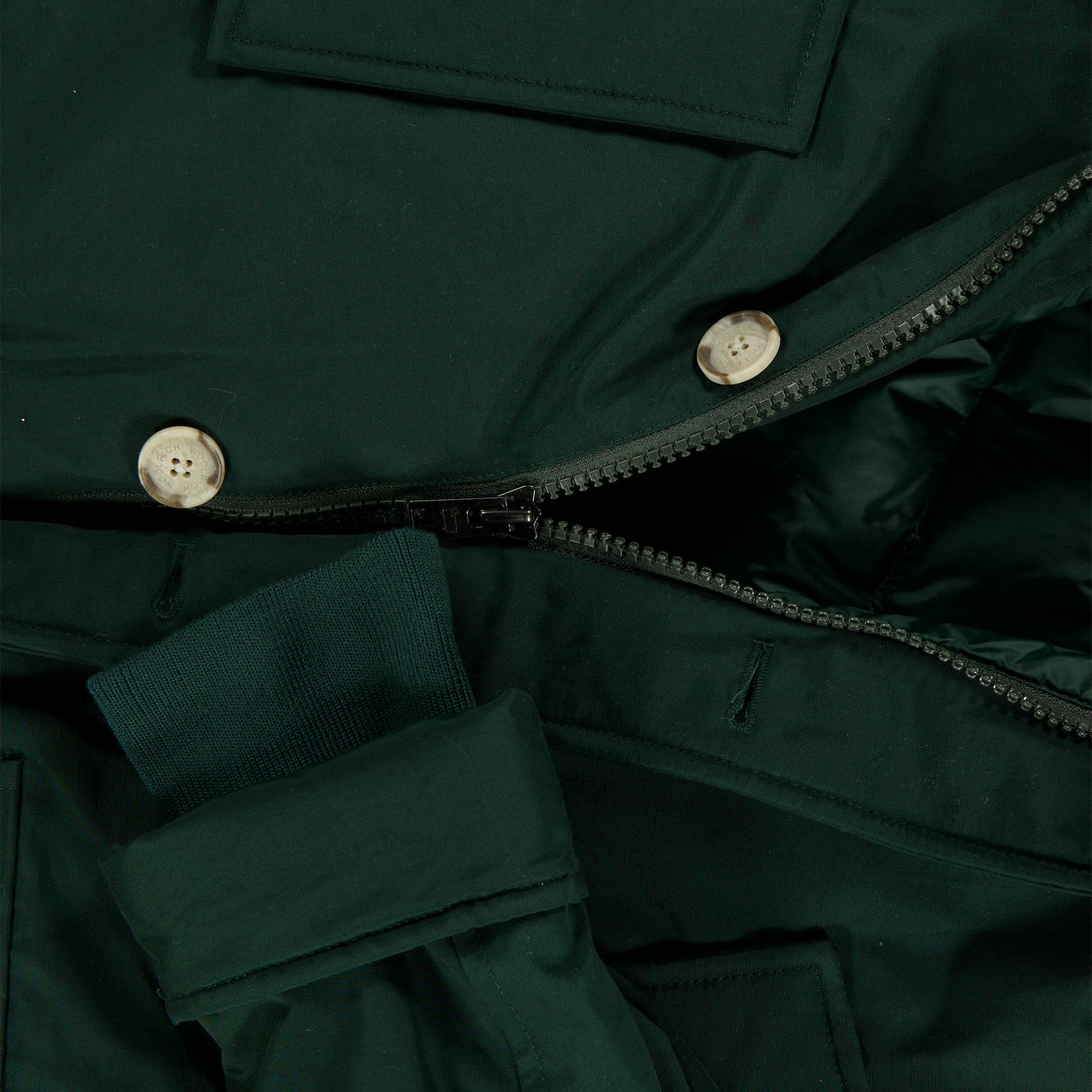 Woolrich Kids Boys Winter Jacket  Dark Green