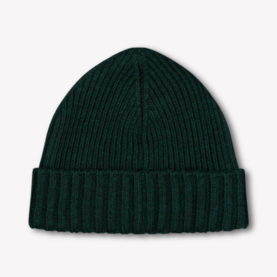 Woolrich Kids Boys Hat Dark Green