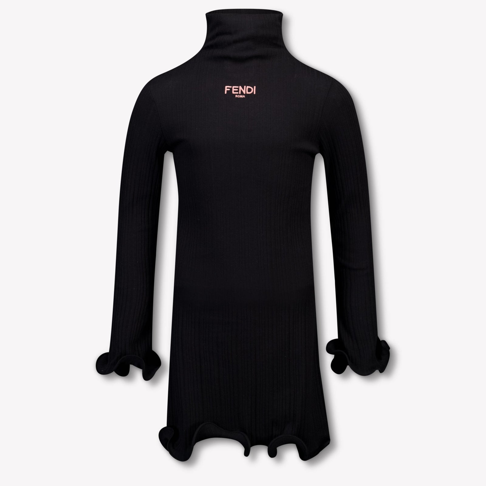 Fendi Kinder Meisjes Jurk In Zwart