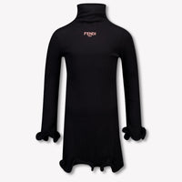 Fendi Kids Girls Dress Black