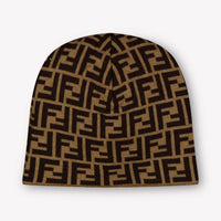 Fendi Kinder Unisex Muts In Camel