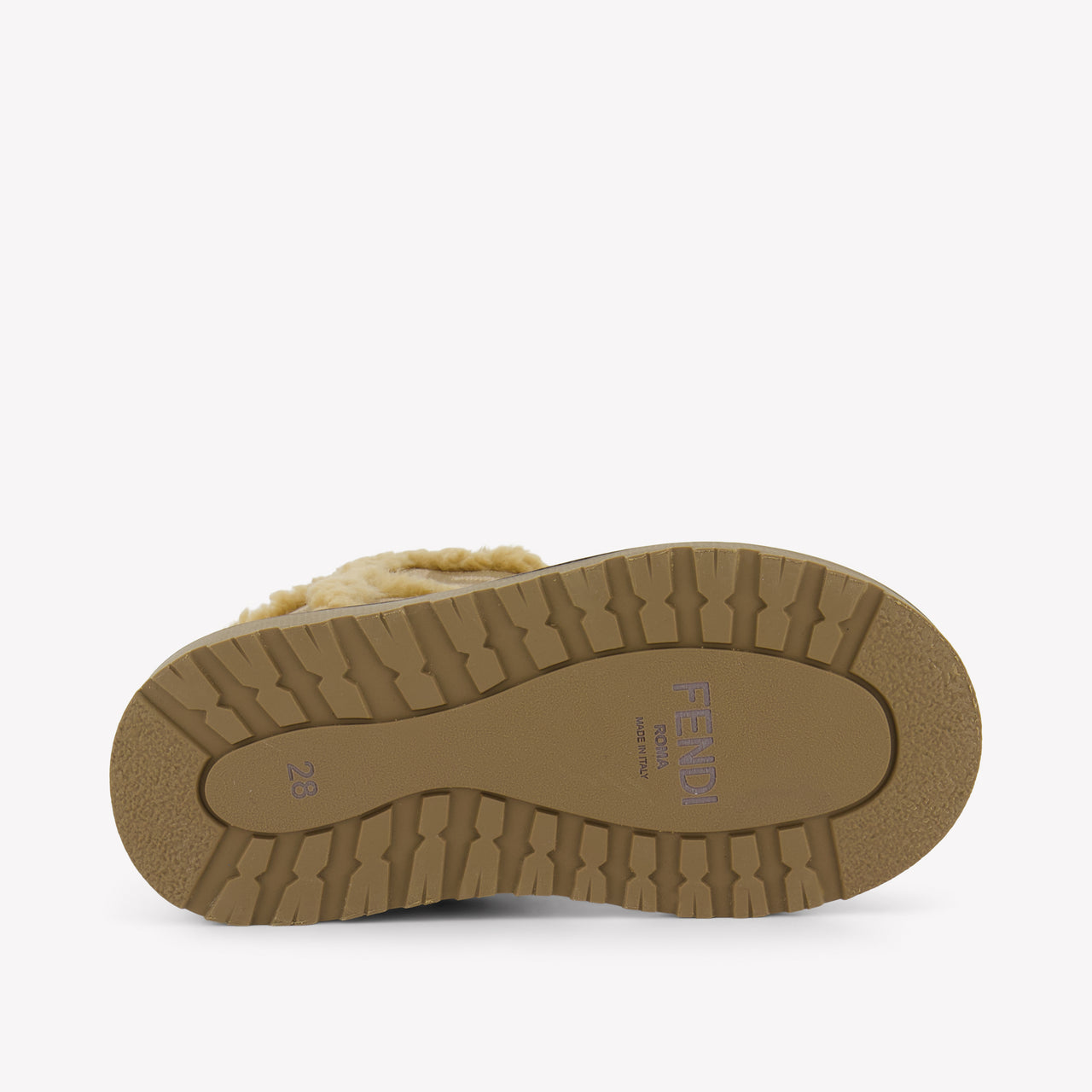 Fendi Unisex Boots  Beige